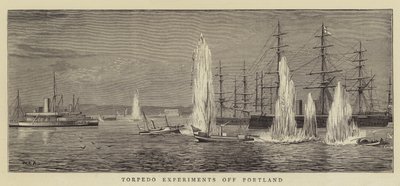 Torpedo-experimenten bij Portland door William Edward Atkins